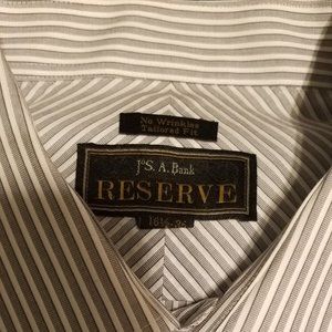 Joseph A Banks Reserve Long Sleeve Striped Shirt